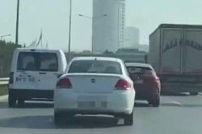 Makas atan sürücüye ceza yağdı