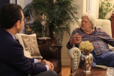 Ekrem İmamoğu, Cüneyt Arkın'ı evinde ziyaret etti