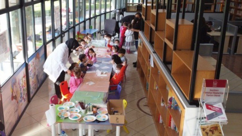Keçiören&amp;#039;deki miniklere kitap sevgisi aşılanıyor!