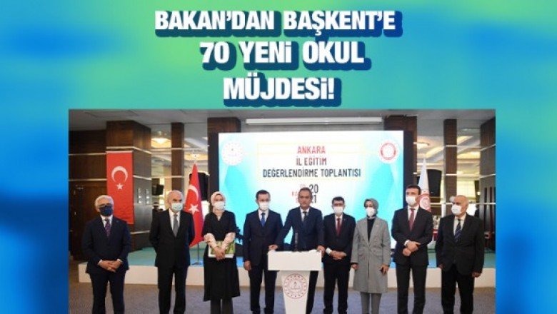 Milli Eğitim Bakanı&amp;#039;ndan Ankara&amp;#039;ya okul müjdesi!