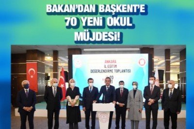 Milli Eğitim Bakanı'ndan Ankara'ya okul müjdesi!