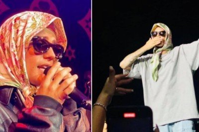 Sahneye başörtüsüyle çıkan Justin Bieber 