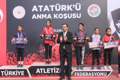 Ankara'da 10 Kasım Atatürk'ü Anma Kros Yarışmaları düzenlendi