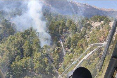 Antalya'da orman yangını: Müdahale sürüyor