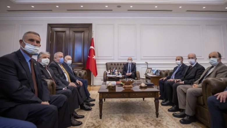 Bakan Soylu, emekli polislerle bir araya geldi