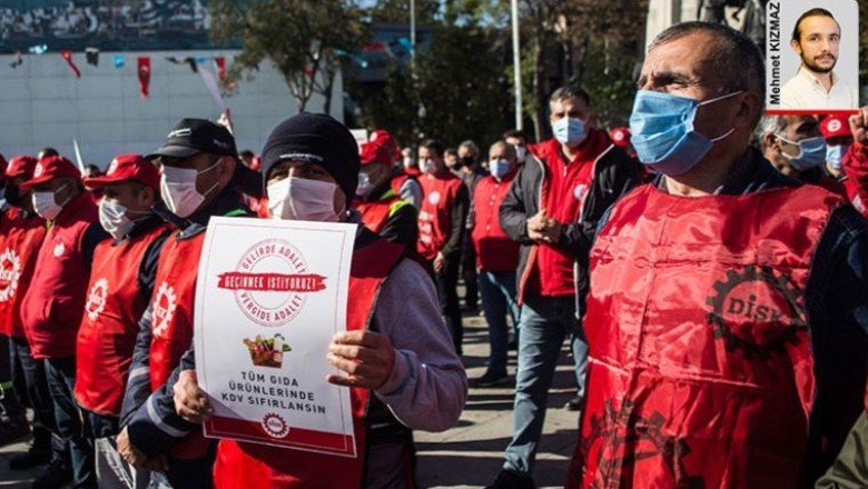 İşçiler meydanlarda: Geçinmek istiyoruz