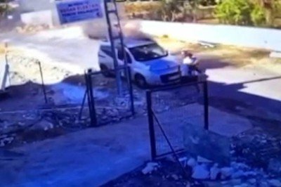 Oğlunun uyuduğu araç alev aldı