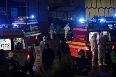 Romanya'da hastane yangını