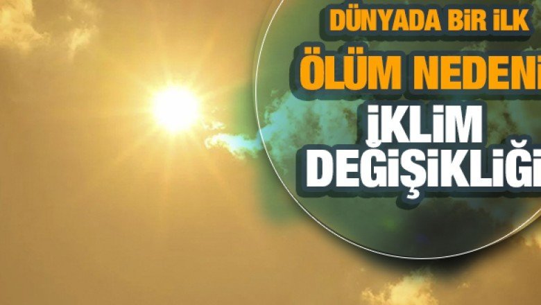 Dünyada bir ilk: Ölüm nedeni iklim değişikliği oldu