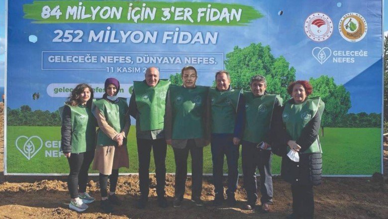 İstanbul'daki eski maden ocağı alanı ağaçlandırılıyor