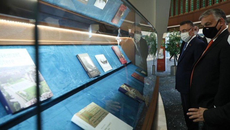 Macaristan Başbakanı Orban, Millet Kütüphanesi'ni ziyaret etti