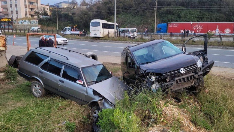 Yola dikkatsiz girdi, ortalığı birbirine kattı