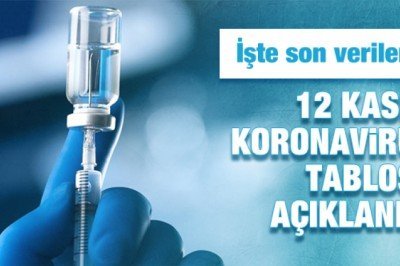 12 Kasım koronavirüs tablosu açıklandı! İşte son veriler...