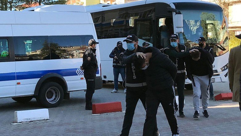 3 ilde organize suç örgütü operasyonunda 12 tutuklama