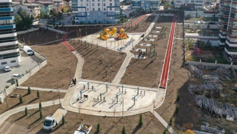 Altındağ Belediyesi'nden Karapürçek'e 11 dönümlük park