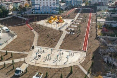 Altındağ Belediyesi'nden Karapürçek'e 11 dönümlük park