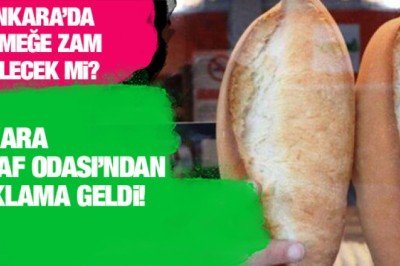 ANKESOB’dan açıklama geldi: Ankara’da ekmeğe zam gelecek mi?