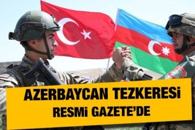 Azerbaycan tezkeresi Resmi Gazete’de