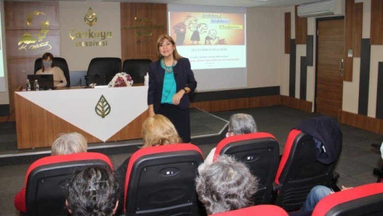 Çankaya&amp;#039;dan aile içi şiddetle başa çıkma semineri   