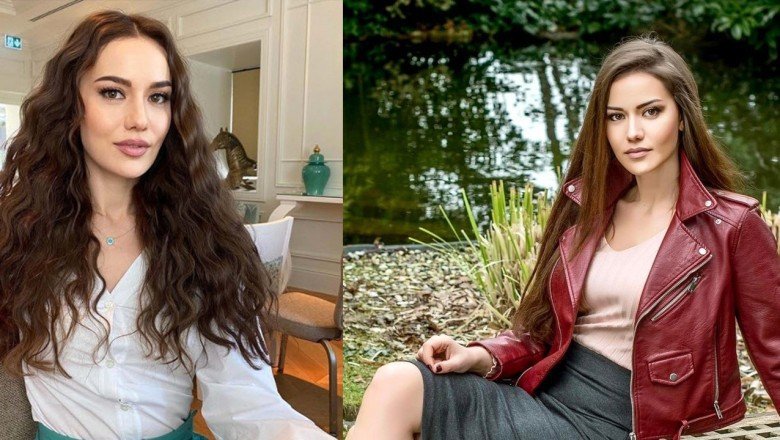 Fahriye Evcen deri pantolonuyla sosyal medyayı salladı