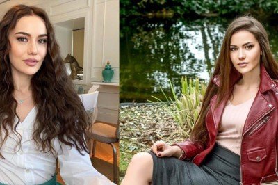 Fahriye Evcen deri pantolonuyla sosyal medyayı salladı