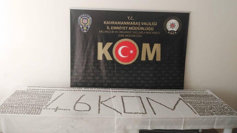 Kahramanmaraş'ta 1154 sikke ele geçirildi