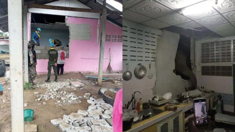 Korkunç gürültüye indiğinde şoke oldu: 15 dakika boyunca sürdü