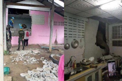 Korkunç gürültüye indiğinde şoke oldu: 15 dakika boyunca sürdü