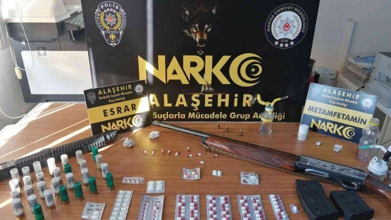 Manisa'da uyuşturucu operasyonunda 10 gözaltı