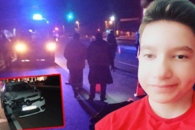 Otomobilin çarptığı dede ve torunu öldü