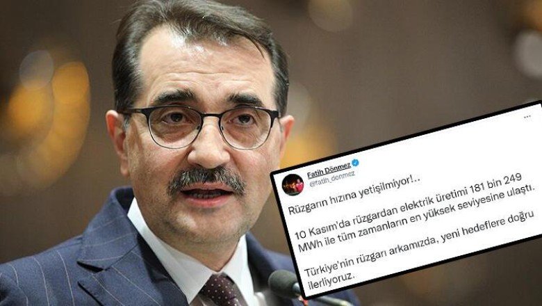 Rüzgardan elektrik üretiminde rekor kırıldı