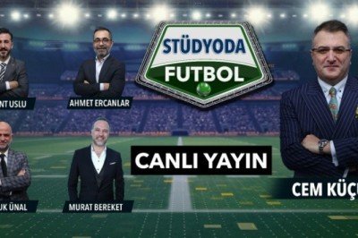 #CANLI Stüdyoda Futbol Başladı