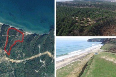 Denize sıfır araziyi yandaş kapmış