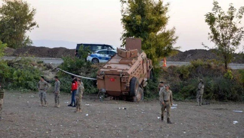 Hatay'da zırhlı askeri araç devrildi: 5 yaralı