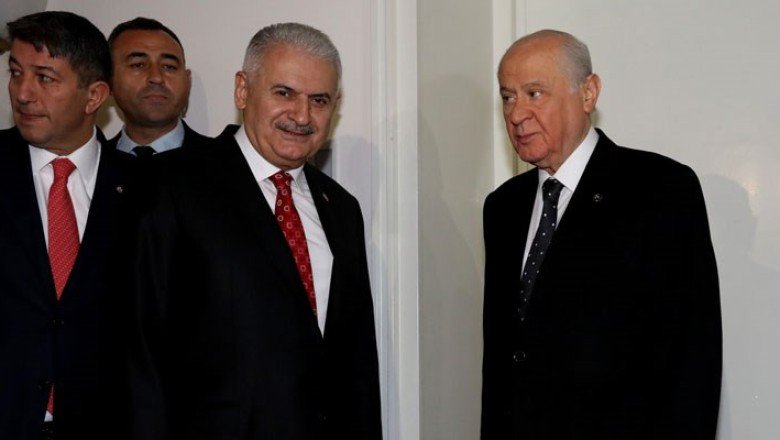 MHP: Bahçeli, Aksakallılar Konseyi’ne atanan Binali Yıldırım'ı kutladı