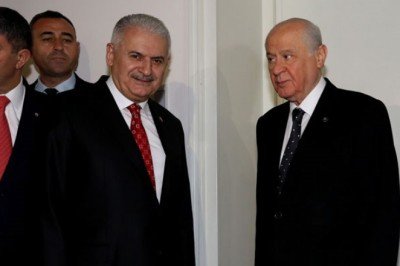 MHP: Bahçeli, Aksakallılar Konseyi’ne atanan Binali Yıldırım'ı kutladı
