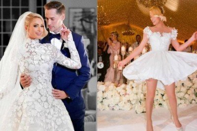 Paris Hilton  4 gelinlik giydi! 3 gün 3 gece düğün