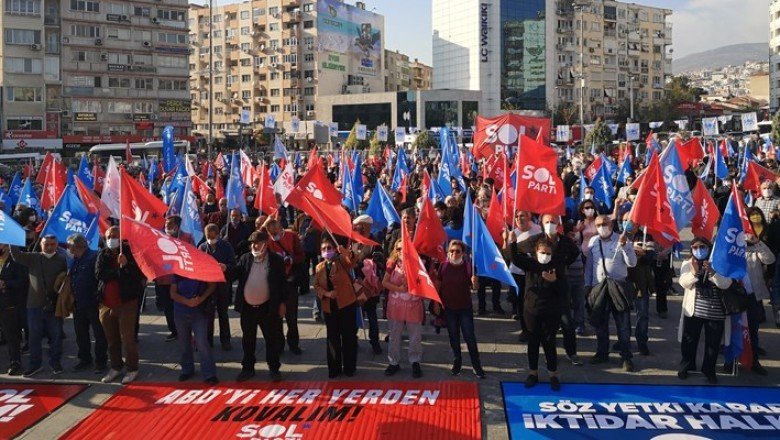 SOL Parti’den İzmir’de ‘Devrimci Demokratik Cumhuriyet’ mitingi: Helalleşme değil, hesaplaşma zamanı