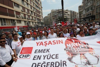 Yurtta 1 Mayıs coşkusu