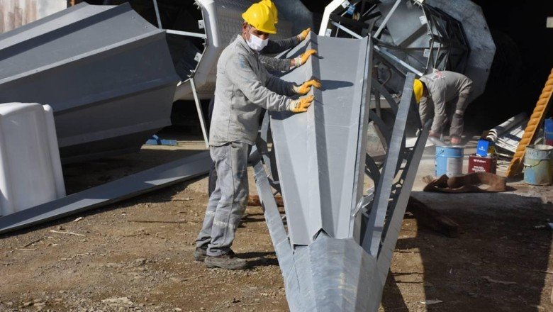 Bartın'da üretilen çelik minareler dünyada yükseliyor