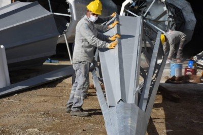 Bartın'da üretilen çelik minareler dünyada yükseliyor