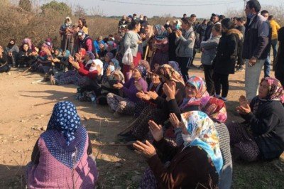 Caferbeylilerin katı atık depolama tesisine karşı nöbeti sürüyor