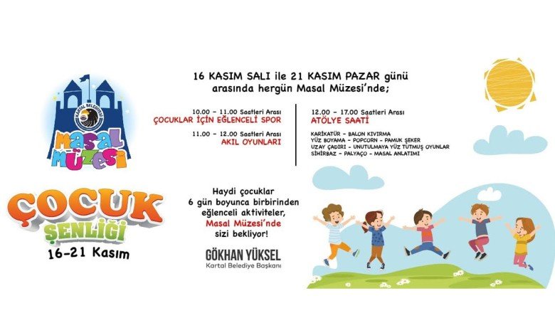 Kartallı minikler ara tatilin tadını, &amp;#039;&amp;#039;Çocuk Şenliği&amp;#039;&amp;#039; ile çıkaracak