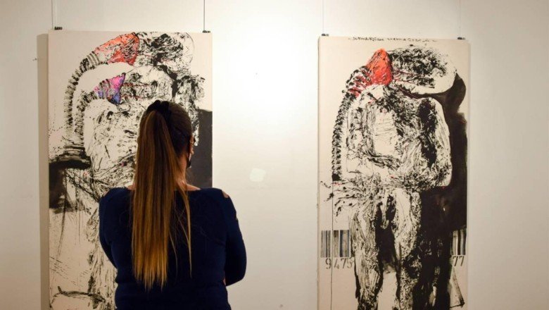 Ressam Rifaae Ahmed'in sergisi sanatseverlerle buluştu