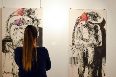 Ressam Rifaae Ahmed'in sergisi sanatseverlerle buluştu