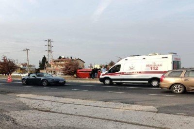 Sebep olduğu kazada arkasına bile bakmadan kaçtı