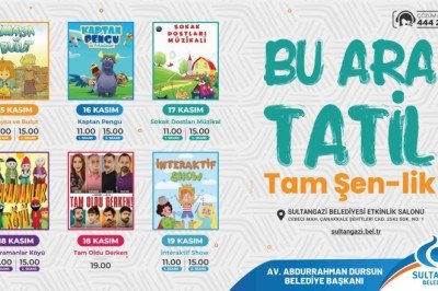 Sultangazi'de ara tatile özel tiyatro gösterileri