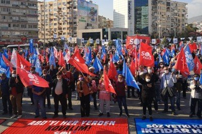 Umut yürüyüşü geleceğe çağrı