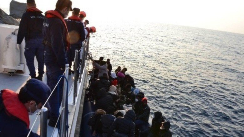 Aydın'da 62 düzensiz göçmen kurtarıldı