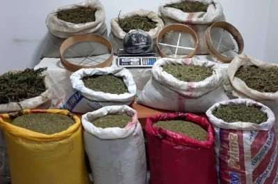 Elazığ'da 211 kilogram esrar ele geçirildi